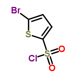 5-溴噻吩-2-磺酰氯结构式