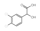 2-(3,4-dichlorophenyl)-2-hydroxy-acetic acid结构式
