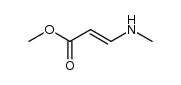 methyl ester of β-(methylamino)acrylic acid Structure