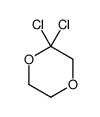 2,2-dichloro-1,4-dioxane Structure
