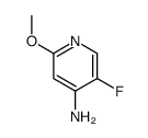 5-氟-2-甲氧基-4-吡啶胺结构式