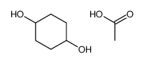 acetic acid,cyclohexane-1,4-diol Structure