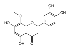 5,7,3',4'-tetrahydroxy-8-methoxyflavone Structure