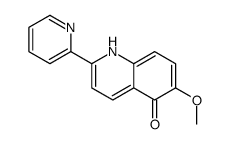 6-methoxy-2-pyridin-2-yl-1H-quinolin-5-one结构式