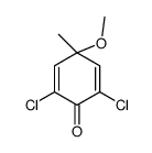 2,6-dichloro-4-methoxy-4-methylcyclohexa-2,5-dien-1-one Structure