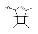 1,4,5,6,7-pentamethylbicyclo[3.2.0]hepta-3,6-dien-2-ol结构式