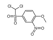 4-(dichloromethylsulfonyl)-1-methoxy-2-nitrobenzene Structure