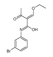 N-(3-bromophenyl)-2-(ethoxymethylidene)-3-oxobutanamide结构式