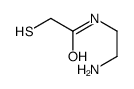 N-(2-aminoethyl)-2-sulfanylacetamide结构式