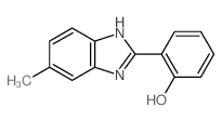 2-(2-羟基苯基)-5-甲基-1H-苯并咪唑结构式