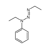 N-ethyl-N-(ethyldiazenyl)aniline Structure