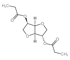 D-Glucitol, 1,4:3,6-dianhydro-, dipropanoate(9CI) structure