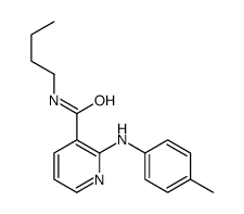 N-butyl-2-(4-methylanilino)pyridine-3-carboxamide Structure