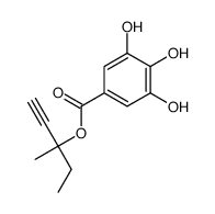 3-methylpent-1-yn-3-yl 3,4,5-trihydroxybenzoate结构式