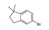 6-bromo-3,3-dimethyl-1,2-dihydroindene结构式
