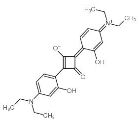 2,4-双[4-(二乙氨基)-2-羟基苯基]方酸结构式