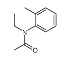 N-乙基-N-(2-甲基苯基)乙酰胺结构式