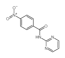 4-nitro-N-pyrimidin-2-yl-benzamide结构式