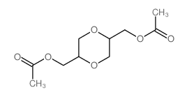 1,4-Dioxane-2,5-dimethanol,2,5-diacetate结构式