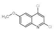 2,4-二氯-6-甲氧基喹啉结构式