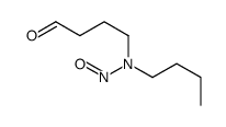 N-butyl-N-(3-formylpropyl)nitrosamine结构式