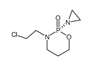 (S)-(-)-2-aziridino-3-(2-chloroethyl)tetrahydro-2H-1,3,2-oxazaphosphorin 2-oxide Structure