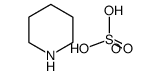piperidine, sulfate Structure