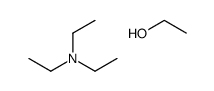 N,N-diethylethanamine,ethanol Structure