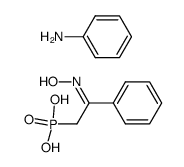 anilinium hydrogen phenacylphosphonate oxime Structure