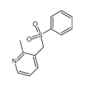 2-methyl-3-((phenylsulfonyl)methyl)pyridine Structure