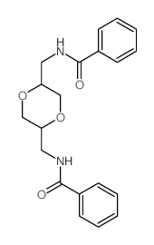 N-[[5-(benzamidomethyl)-1,4-dioxan-2-yl]methyl]benzamide结构式