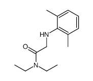 2-(2,6-dimethylanilino)-N,N-diethylacetamide Structure
