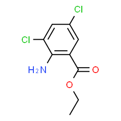 Benzoic acid, 2-amino-3,5-dichloro-, ethyl ester Structure
