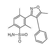 Benzenesulfonamide,2,4,6-trimethyl-3-(5-methyl-4-phenyl-3-isoxazolyl)-结构式