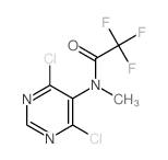 Acetamide,N-(4,6-dichloro-5-pyrimidinyl)-2,2,2-trifluoro-N-methyl- Structure