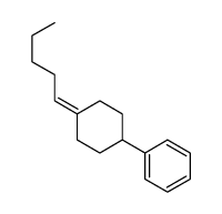 (4-pentylidenecyclohexyl)benzene Structure