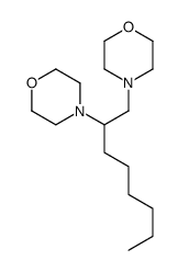 4-(1-morpholin-4-yloctan-2-yl)morpholine结构式