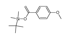 tert-butyl(1-(4-methoxyphenyl)vinyloxy)dimethylsilane结构式