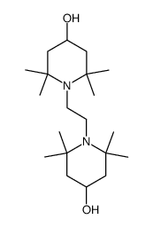4,4'-Dihydroxy-2,2,2',2',6,6,6',6'-octamethyl-1,1'-ethylenebispiperidine Structure