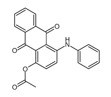 (4-anilino-9,10-dioxoanthracen-1-yl) acetate结构式