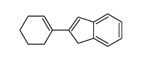 2-(cyclohexen-1-yl)-1H-indene结构式
