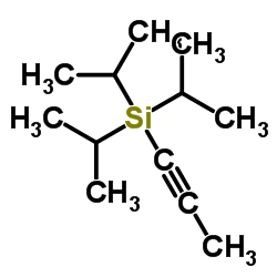 Triisopropyl(1-propyn-1-yl)silane structure