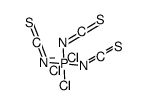 mer-trichlorotrithiocyanatophosphate(1-)结构式