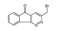 3-(bromomethyl)indeno[1,2-c]pyridazin-5-one Structure
