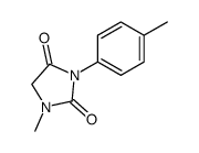 1-methyl-3-p-tolyl-imidazolidine-2,4-dione Structure
