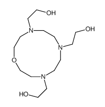 2-[4,10-bis(2-hydroxyethyl)-1-oxa-4,7,10-triazacyclododec-7-yl]ethanol Structure