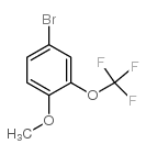 4-溴-2-(三氟甲氧基)苯甲醚结构式