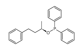 (R)-1-methyl-3-phenylpropyl diphenylphosphinite Structure