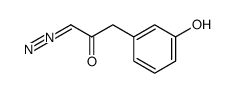1-diazo-3-(3-hydroxyphenyl)propan-2-one Structure