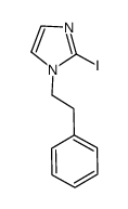 2-iodo-1-(2-phenylethyl)-1H-imidazole结构式